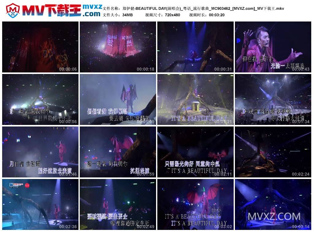 郑伊健-BEAUTIFUL DAY(演唱会)_粤语_流行歌曲_MC903462